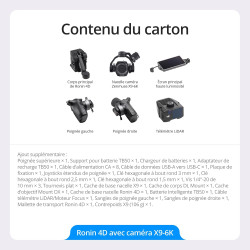 DJI Ronin 4D 6K, Stab. 4 Axes comparable à Celle d'un Chariot, Conception modulaire hautement intégrée, caméra nacelle Plein For