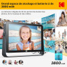 KODAK Cadre Photo Numérique WiFi-10,1 Pouces 1920x1200 IPS HD Écran Tactile, 4000mAh Batterie, 32Go Stockage, Cadre Photo Électr