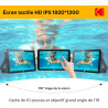KODAK Cadre Photo Numérique WiFi-10,1 Pouces 1920x1200 IPS HD Écran Tactile, 4000mAh Batterie, 32Go Stockage, Cadre Photo Électr