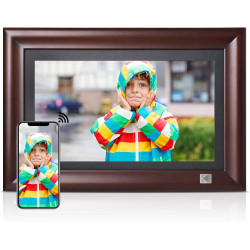 KODAK Cadre Photo Numérique WiFi 14,1 Pouces Full HD IPS Écran Tactile Cadre Photo Electronique Cloud avec App, 32Go de Mémoire,