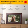 KODAK Cadre Photo Numérique WiFi 14,1 Pouces Full HD IPS Écran Tactile Cadre Photo Electronique Cloud avec App, 32Go de Mémoire,