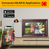 KODAK Cadre Photo Numérique WiFi 14,1 Pouces Full HD IPS Écran Tactile Cadre Photo Electronique Cloud avec App, 32Go de Mémoire,