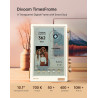 Divoom Times Frame – Cadre Photo numérique 10,1" Wi-FI 64 Go, écran IPS Flottant Bouton RVB, +400 Cadrans widgets communauté Pix