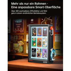 Divoom Times Frame – Cadre Photo numérique 10,1" Wi-FI 64 Go, écran IPS Flottant Bouton RVB, +400 Cadrans widgets communauté Pix