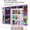 Divoom Times Frame – Cadre Photo numérique 10,1" Wi-FI 64 Go, écran IPS Flottant Bouton RVB, +400 Cadrans widgets communauté Pix