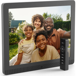 Pix Star Cadre Photo Numérique WiFi, USB - Écran IPS 15 Pouces - Cadeau  Famille - Album Photo Numérique