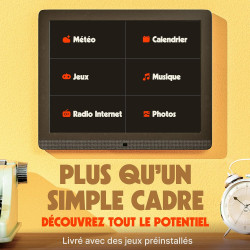 Pix Star Cadre Photo Numérique WiFi, USB - Écran IPS 15 Pouces - Cadeau  Famille - Album Photo Numérique
