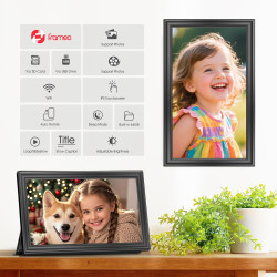 Frameo Cadre photo numérique WiFi 159K Noir