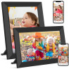 Frameo 10.1Pouces Cadre Photo Numérique WiFi,Mémoire Iinterne de 32 Go avec Écran Tactile HD 1280 * 800 IPS,Rotation Automatique