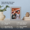 Aura Cadre photo numérique Mason Luxe écran 2K Wi-Fi 9,7 pouces | Le meilleur cadre numérique à offrir | Envoyez vos photos depu