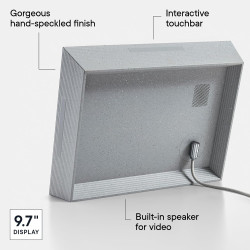Aura Cadre photo numérique Mason Luxe écran 2K Wi-Fi 9,7 pouces | Le meilleur cadre numérique à offrir | Envoyez vos photos depu