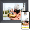 Aura cadre photo numérique Mason Luxe écran 2K Wi-Fi 9,7 pouces | Le meilleur cadre numérique à offrir | Envoyez vos photos depu