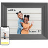 Aura Cadre Photo numérique Mason Wi-FI - 9 Pouces | Le Meilleur Cadre numérique à Offrir | Envoyez Vos Photos Depuis Votre télép