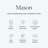 Aura Cadre Photo numérique Mason Wi-FI - 9 Pouces | Le Meilleur Cadre numérique à Offrir | Envoyez Vos Photos Depuis Votre télép