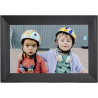 AURA Carver Cadre Photo NUMERIQUE 10.1' - Gravel - Écran HD 1 280 × 800 de 10,1'' à la qualité d’Image Haut de Gamme