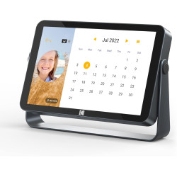 Kodak Cadre Photo Numérique 10'' Wi-FI 6, Écran Tactile Full HD 1200x1920, 32 Go, Batterie 3800 mAh, Diaporama & Musique, Météo 
