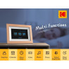 Kodak Cadre Photo numérique, 7", écran Tactile, WiFi, résolution 1024 x 600 16:9, mémoire intégrée de 32 Go, Cadre Burlywood, Ph