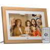 Cadre Photo numérique 10 Pouces, sans WiFi Cadre Photo numérique avec télécommande, HD Affichage Photo et vidéo, Support Carte S