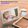 Cadre Photo numérique 10 Pouces, sans WiFi Cadre Photo numérique avec télécommande, HD Affichage Photo et vidéo, Support Carte S