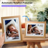 Cadre Photo numérique 10 Pouces, sans WiFi Cadre Photo numérique avec télécommande, HD Affichage Photo et vidéo, Support Carte S