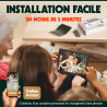Pix Star Cadre Photo numérique WiFi 10 Pouces, partagez des vidéos et des Photos instantanément par e-Mail ou Application, détec