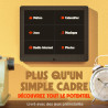 Pix Star Cadre Photo numérique WiFi 10 Pouces, partagez des vidéos et des Photos instantanément par e-Mail ou Application, détec