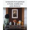 SwitchBot Cadre d'art Numérique IA, 13.3'' Cadre Photo Numérique sans Câblage, Écran Électronique-Ink, Autonomie Ultra-Longue, C