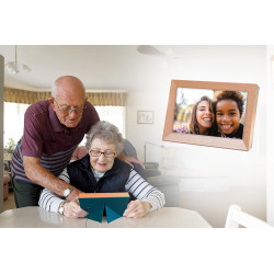 Cadre Photo numérique 4G pour Les Grands-Parents - Fonctionne avec 4G ou avec Wi-FI - Partagez Facilement des Photos avec Vos Pr