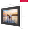 Thomson Cadre Photo Numérique 10 Pouces, Écran IPS, Écran Tactile HD, WLAN, Partage Direct Via App, Fonctions Intelligentes, Cad
