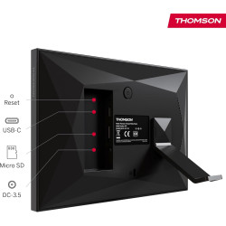 Thomson Cadre Photo Numérique 7 Pouces, Écran IPS, Écran Tactile HD, WLAN, Partage Direct Via App, Fonctions Intelligentes, Cadr
