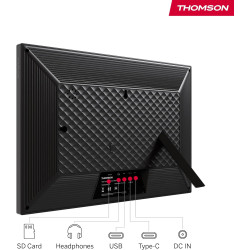 Thomson Cadre Photo Numérique 15 Pouces, Écran IPS, Écran Tactile FHD, WLAN, Partage Direct Via App, Fonctions Intelligentes, Ca
