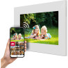 Thomson Cadre Photo Numérique 7 Pouces, Écran IPS, Écran Tactile HD, Partage Direct Via App, Fonctions Intelligentes, Cadre Phot