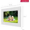 Thomson Cadre Photo Numérique 7 Pouces, Écran IPS, Écran Tactile HD, Partage Direct Via App, Fonctions Intelligentes, Cadre Phot
