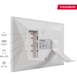Thomson Cadre Photo Numérique 7 Pouces, Écran IPS, Écran Tactile HD, Partage Direct Via App, Fonctions Intelligentes, Cadre Phot