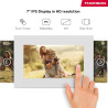 Thomson Cadre Photo Numérique 7 Pouces, Écran IPS, Écran Tactile HD, Partage Direct Via App, Fonctions Intelligentes, Cadre Phot