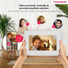Thomson Cadre Photo Numérique 7 Pouces, Écran IPS, Écran Tactile HD, Partage Direct Via App, Fonctions Intelligentes, Cadre Phot