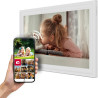 Thomson Cadre Photo Numérique 15 Pouces, Écran IPS, Écran Tactile FHD, Partage Direct Via App, Fonctions Intelligentes, Cadre Ph