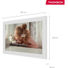 Thomson Cadre Photo Numérique 15 Pouces, Écran IPS, Écran Tactile FHD, Partage Direct Via App, Fonctions Intelligentes, Cadre Ph