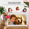 Thomson Cadre Photo Numérique 15 Pouces, Écran IPS, Écran Tactile FHD, Partage Direct Via App, Fonctions Intelligentes, Cadre Ph