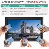 Cadre Photo numérique Wi-FI de 15,6 ", écran Tactile IPS, 1366 x 768, Noyer 32G, partagez des Photos ou des vidéos Via l'applica