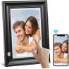 Cadre Photo Numérique WiFi 10.1 Pouces 1920 x 1200 IPS à Écran Tactile HD, Rotation Automatique, Configuration Facile pour Parta