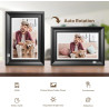 Cadre Photo Numérique WiFi 10.1 Pouces 1920 x 1200 IPS à Écran Tactile HD, Rotation Automatique, Configuration Facile pour Parta