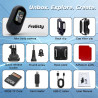 Camera Sport Portable Miniature, Caméra POV Magnétique Léger 26g, Mini Camera Velo 1080P, Fixation Magnétique et Clip Rotatif 36