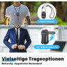 Caméra corporelle 4K POV Pro, caméra Portable avec Clip Rotatif 360° et Clip magnétique, Enregistrement 120 Minutes, idéale pour