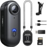 Caméra corporelle 1080P POV Pro, caméra Portable avec Clip Rotatif 360° et Clip magnétique, Enregistrement 150 Minutes, idéale p