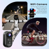 4K Mini Caméra Sport, 20MP Portable Body Camera, 6 Axes Stabilisation POV caméra d'action,40M Caméra étanche,WiFi Mini Camera po