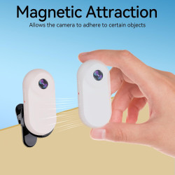 Xilecam Camera Portable Miniature Mini Caméra Sport Carte Mémoire 32 Go Camera Moto Caméra POV Magnétique Léger Multifonction Ac