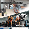 YDI Caméra de Corps 4K avec Microphone Externe, Caméras Corporelles Pocket Vlog avec Lentille Pivotée à 270°, Body Cam pour Spor