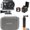 AKASO EK7000 Caméra Sport Kit de Poignée Flottant - Comprend 4K 30FPS EK7000 Action Camera, Poignée Flottant Etanche pour Camera