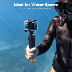AKASO EK7000 Caméra Sport Kit de Poignée Flottant - Comprend 4K 30FPS EK7000 Action Camera, Poignée Flottant Etanche pour Camera